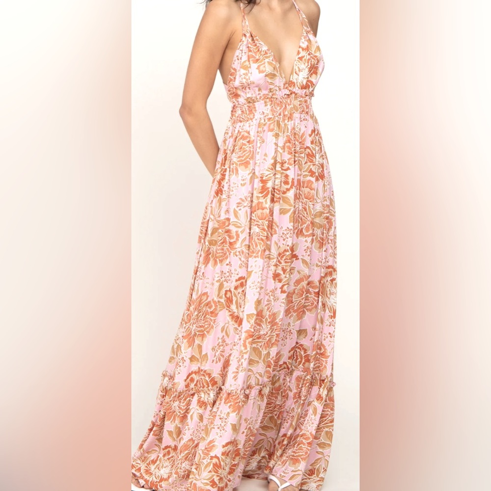 NWT - JUNIPER BLU - FLORAL PRINT MAXI DRESS, Small